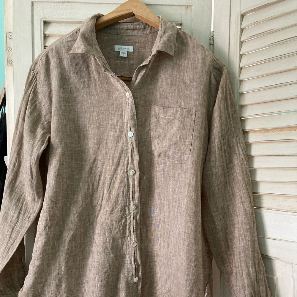 J Jill small linen shirt.